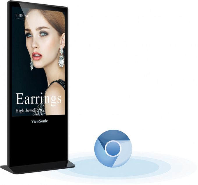 ViewSonic 55" EP5542T ELED EPoster - Multi Touch - Billede 6