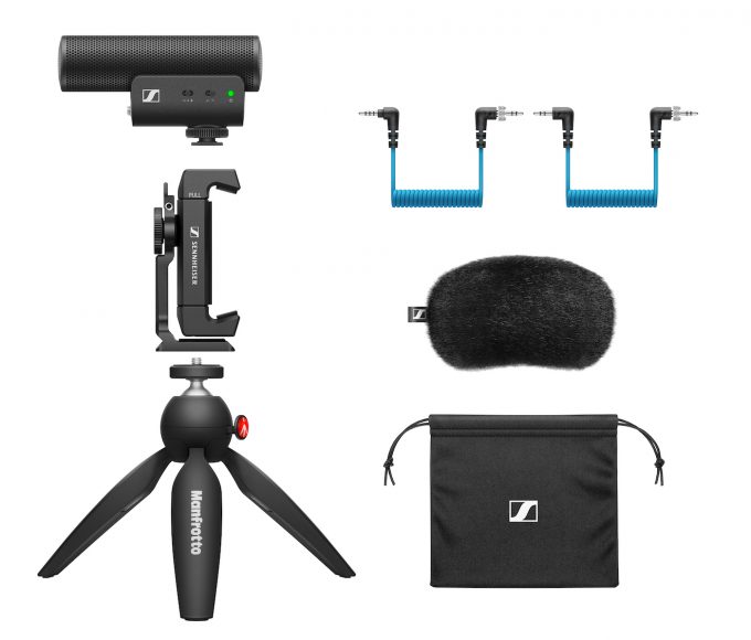 SENNHEISER MKE 400 Mobile Kit - inkl. Manfrotto tripod