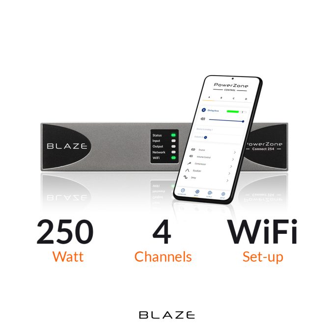 BLAZE Audio PowerZone Connect 254, 4 x 60w - Billede 4