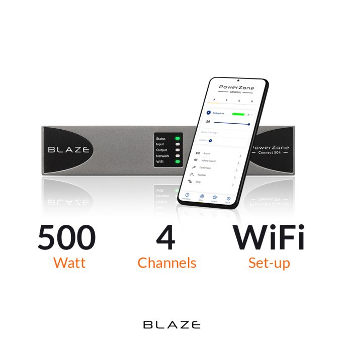 BLAZE Audio PowerZone Connect 504, 4 x 125w - Billede 4