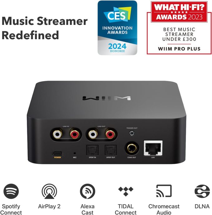 WiiM Pro Plus, netværks streamer - Billede 7