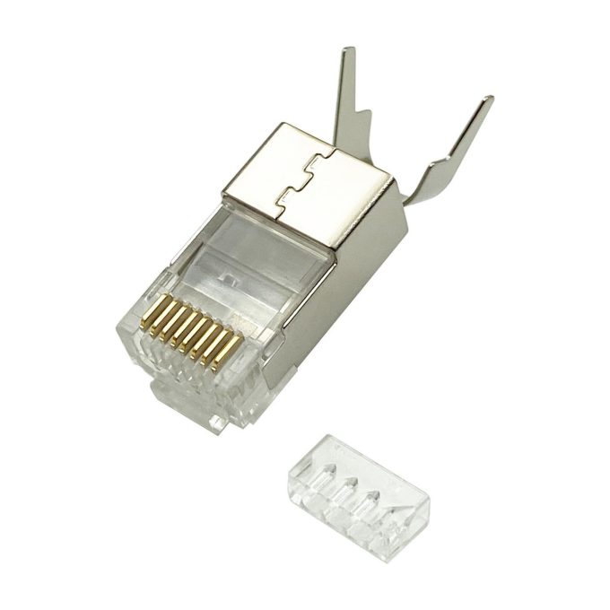 Lanview RJ45 STP stik Cat6a skærmet, EasyConnect 10stk.